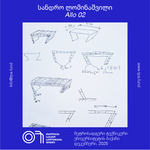 სადრო ლომინაშვილი, სკამები დახრილი ფეხებით